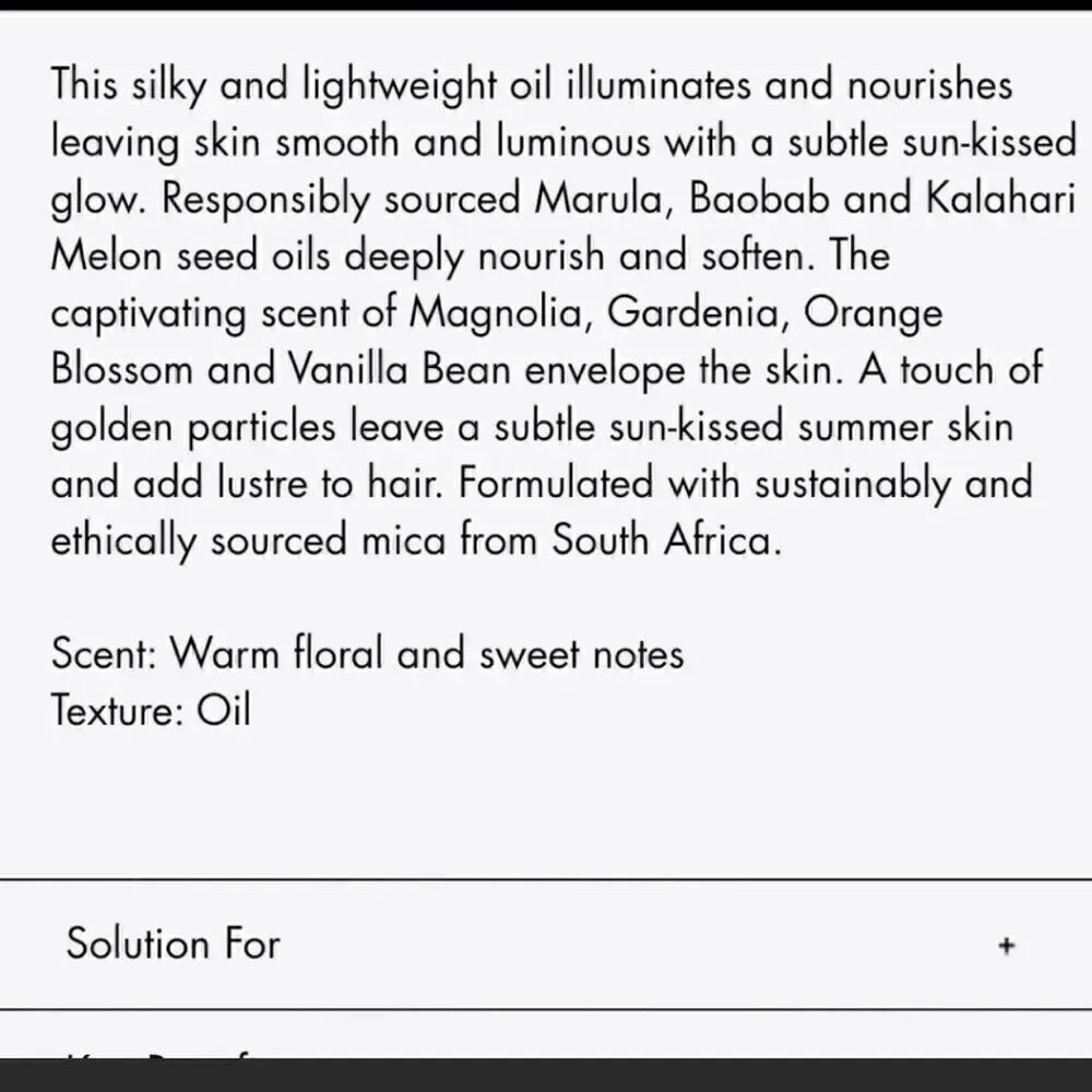 African Botanics Shimmering Gold Oil - Picture 8 of 12